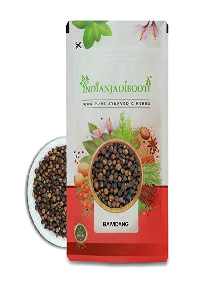 IndianJadiBooti Baibadang - Vidanga - Embelia Ribes - Vayuvilamgam - Baibidang, 100 Grams Pack - Image 1